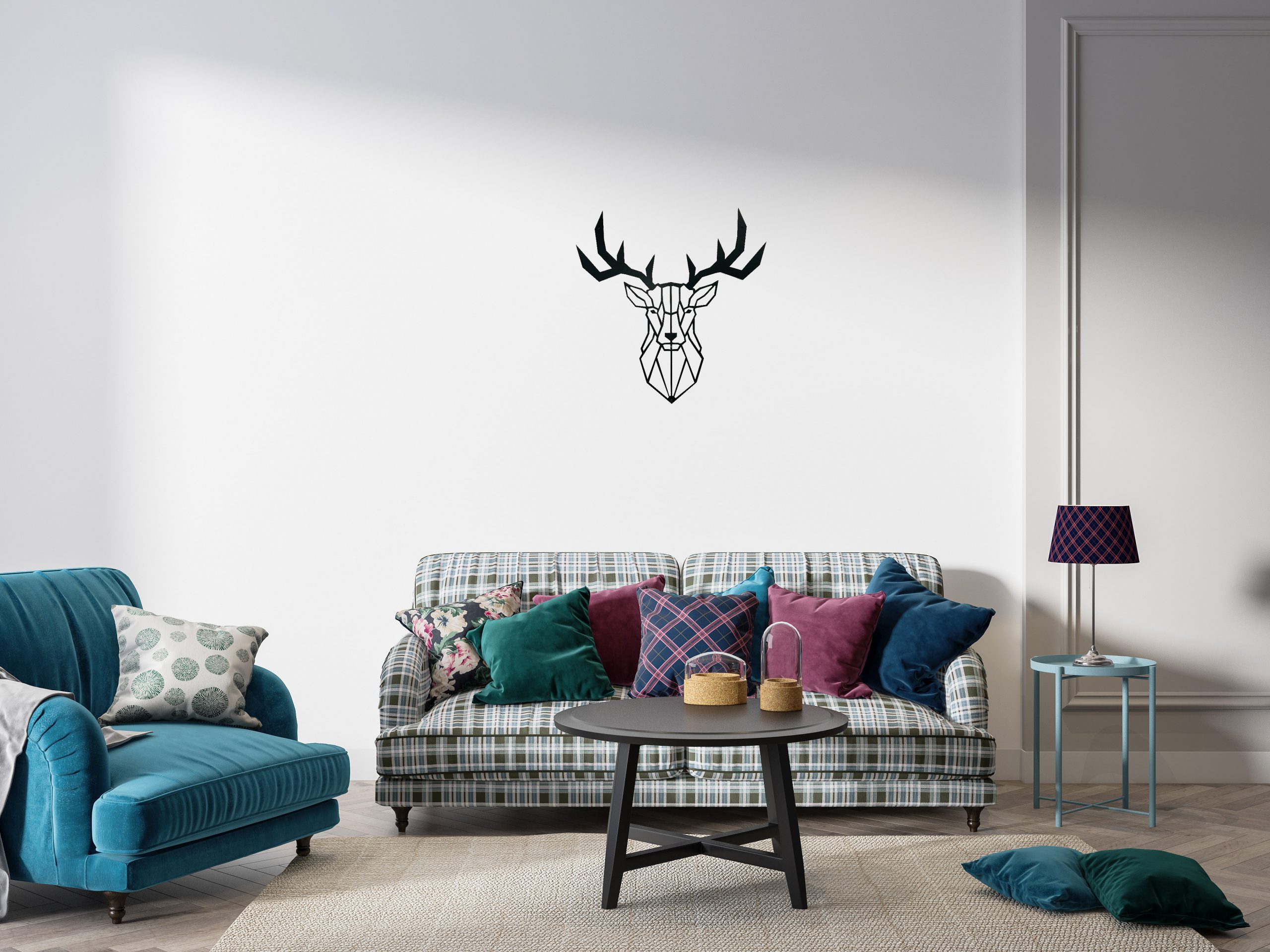 Retro Geyik - Görsel 2