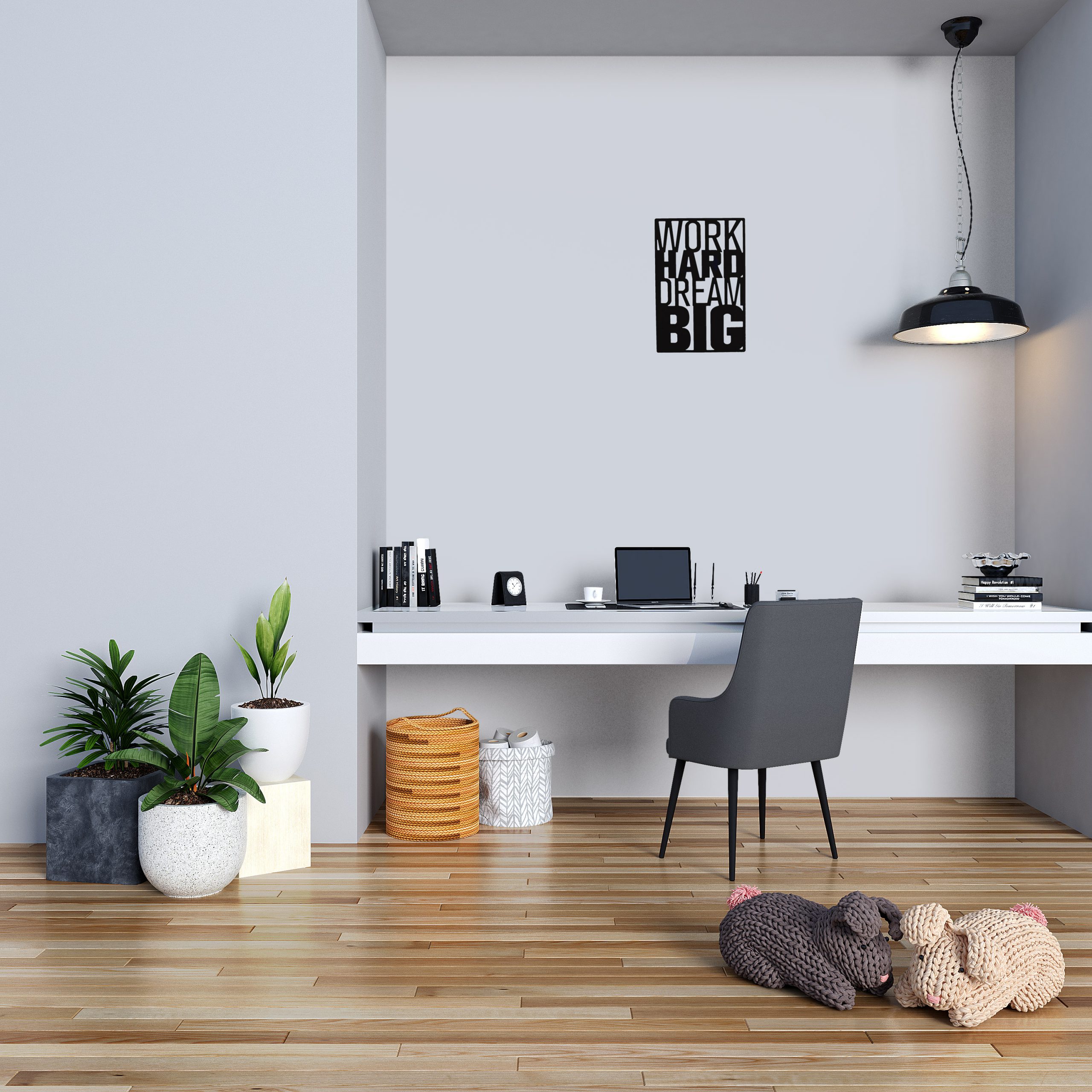 Retro Worgk Hard Dream Big - Görsel 4