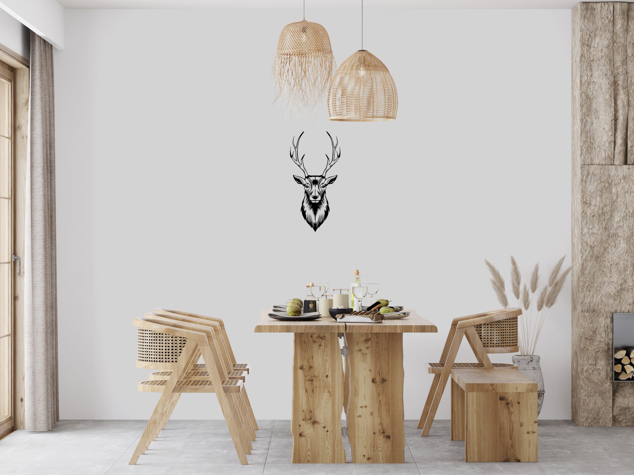 Retro Geyik - Görsel 3