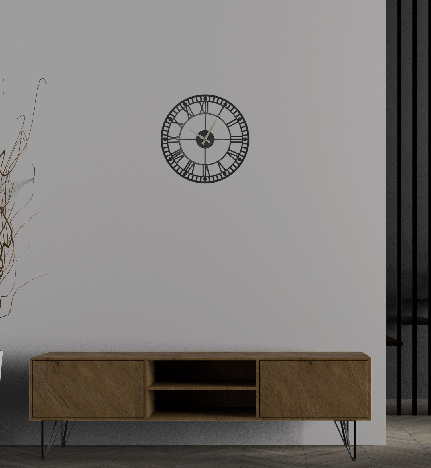 Ds Roma İşlemeli Roma Rakamlı - Görsel 3